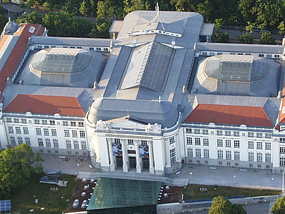 Photo: Technisches Museum von oben photographiert 