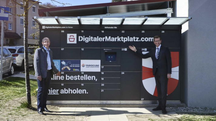 Foto: Digitaler Marktplatz in St. Florian