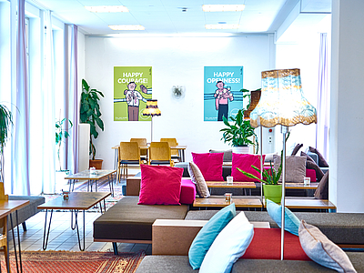 Photo: Lobby des Magdas Hotel 