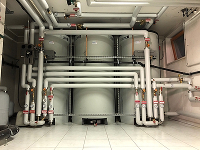 Photo: Warmwasseraufbereitungssystem